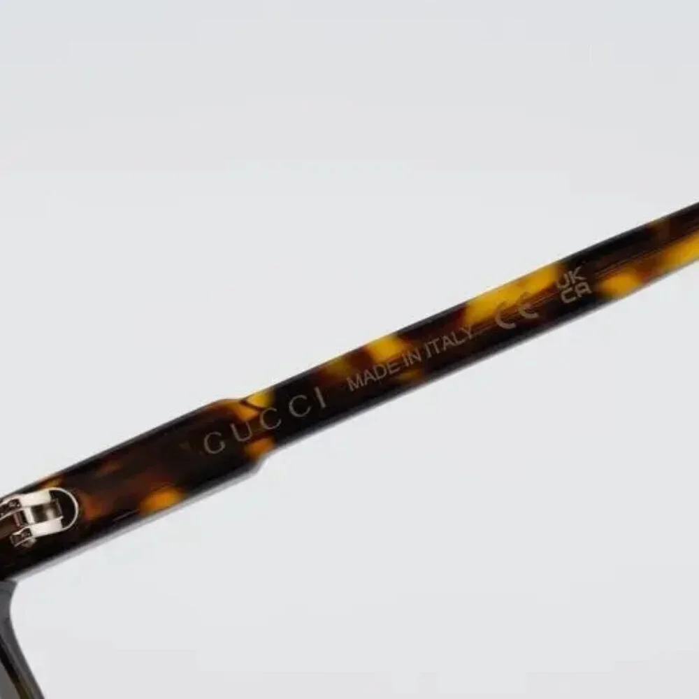 NWT Gucci GG1845SA-002 Havana Brown 55mm Sunglasses